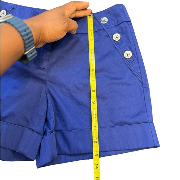 White House Black Market Blue Shorts Women’s Size 2 - Picture 4 of 11